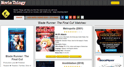 Desktop Screenshot of moviethingy.com