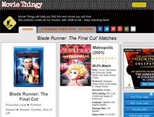 Tablet Screenshot of moviethingy.com